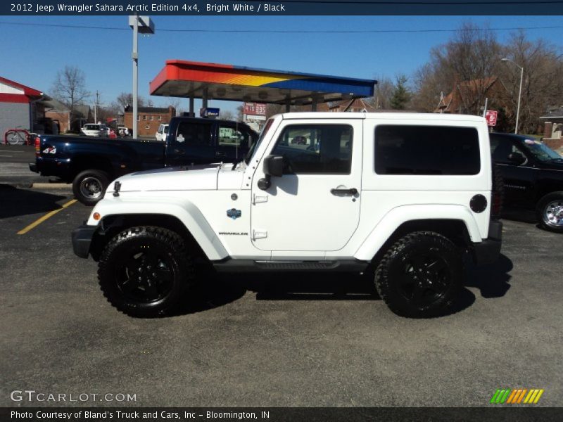 Bright White / Black 2012 Jeep Wrangler Sahara Arctic Edition 4x4