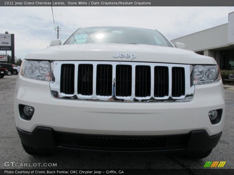 Stone White / Dark Graystone/Medium Graystone 2012 Jeep Grand Cherokee Laredo