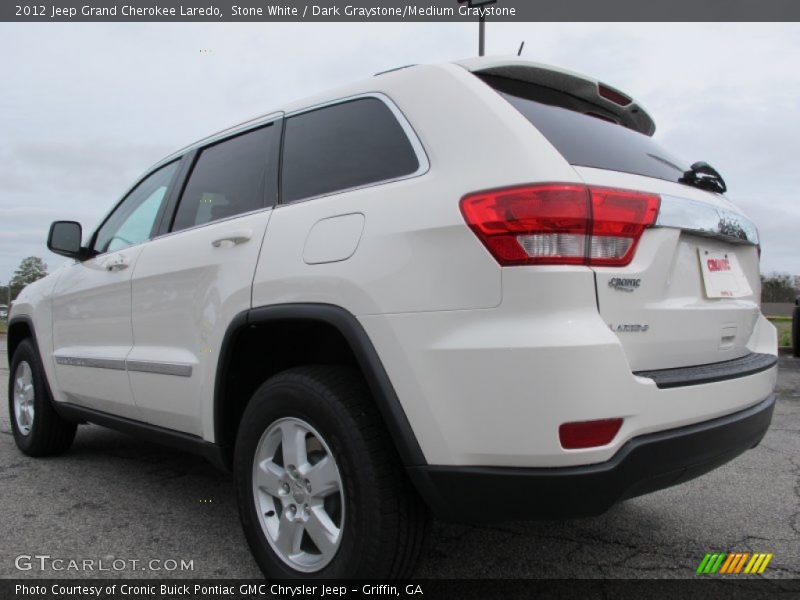 Stone White / Dark Graystone/Medium Graystone 2012 Jeep Grand Cherokee Laredo