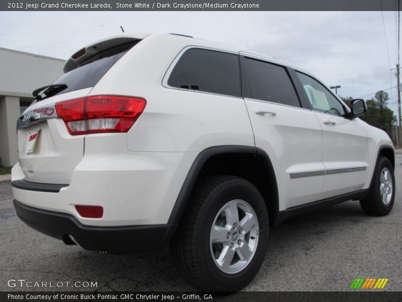 Stone White / Dark Graystone/Medium Graystone 2012 Jeep Grand Cherokee Laredo