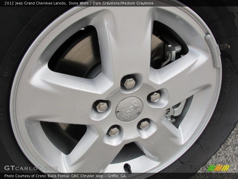 Stone White / Dark Graystone/Medium Graystone 2012 Jeep Grand Cherokee Laredo