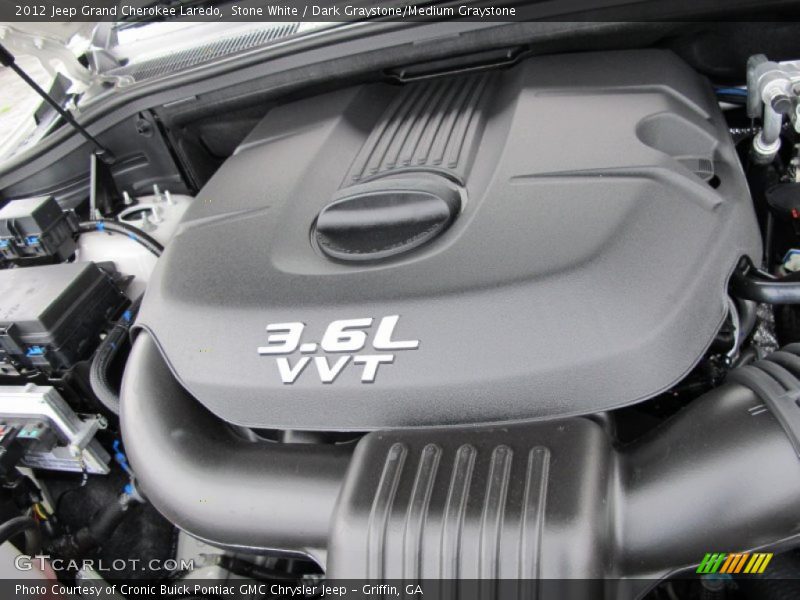 Stone White / Dark Graystone/Medium Graystone 2012 Jeep Grand Cherokee Laredo