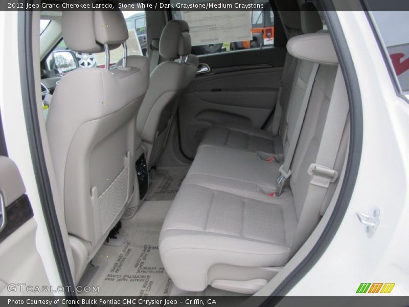 Stone White / Dark Graystone/Medium Graystone 2012 Jeep Grand Cherokee Laredo