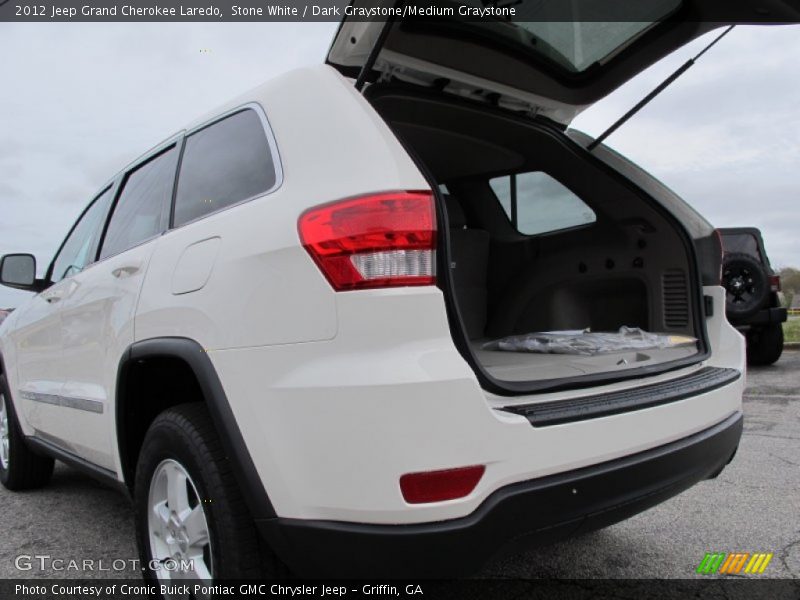 Stone White / Dark Graystone/Medium Graystone 2012 Jeep Grand Cherokee Laredo