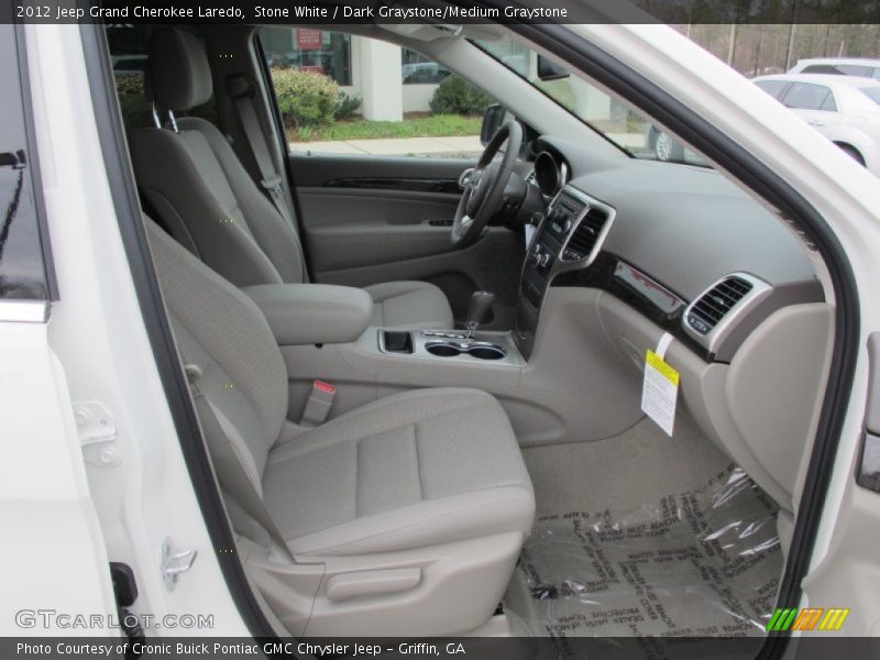 Stone White / Dark Graystone/Medium Graystone 2012 Jeep Grand Cherokee Laredo