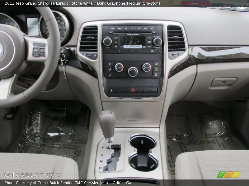 Stone White / Dark Graystone/Medium Graystone 2012 Jeep Grand Cherokee Laredo