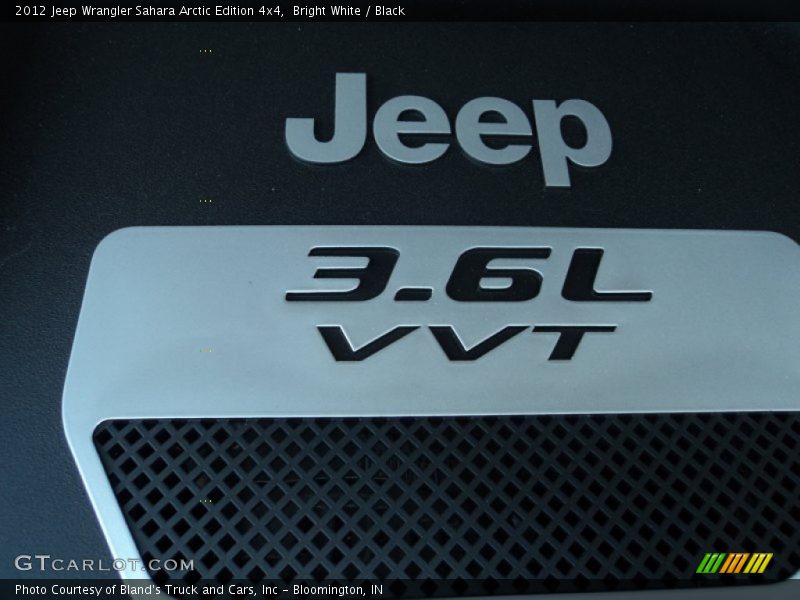 Bright White / Black 2012 Jeep Wrangler Sahara Arctic Edition 4x4