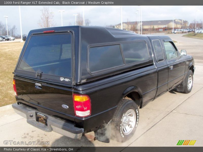 Black Clearcoat / Medium Graphite 1999 Ford Ranger XLT Extended Cab