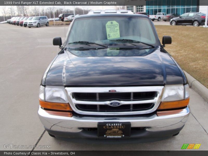 Black Clearcoat / Medium Graphite 1999 Ford Ranger XLT Extended Cab