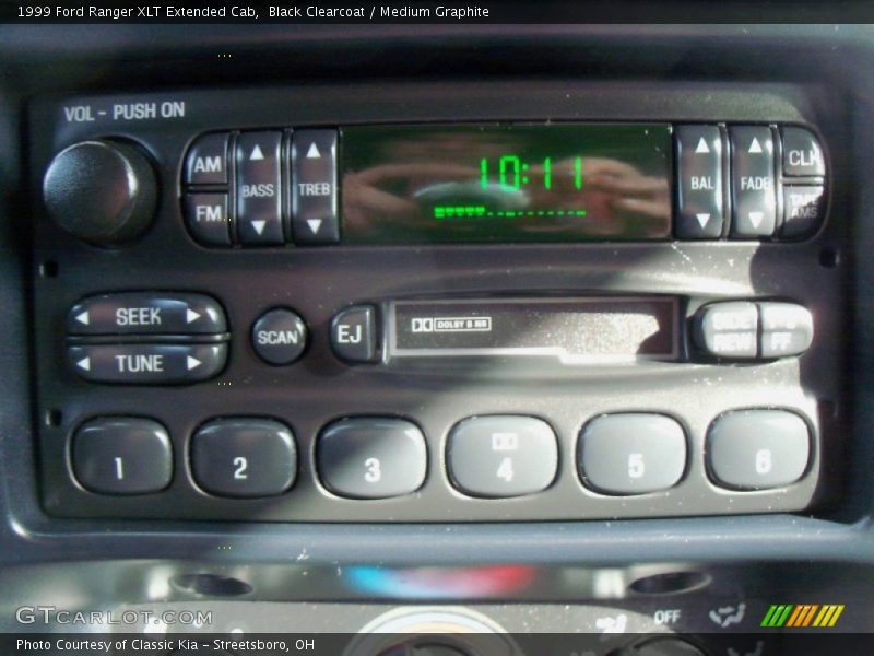 Black Clearcoat / Medium Graphite 1999 Ford Ranger XLT Extended Cab