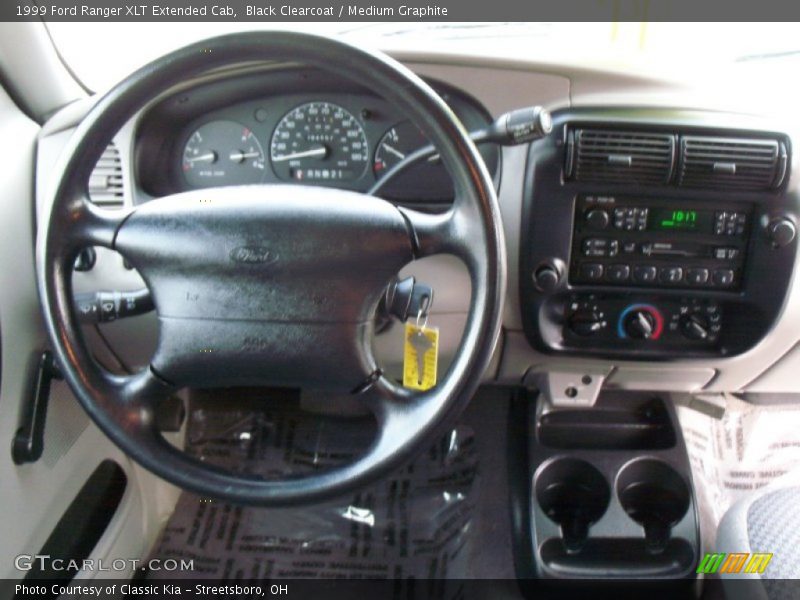 Black Clearcoat / Medium Graphite 1999 Ford Ranger XLT Extended Cab