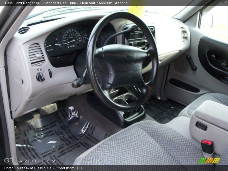 Black Clearcoat / Medium Graphite 1999 Ford Ranger XLT Extended Cab