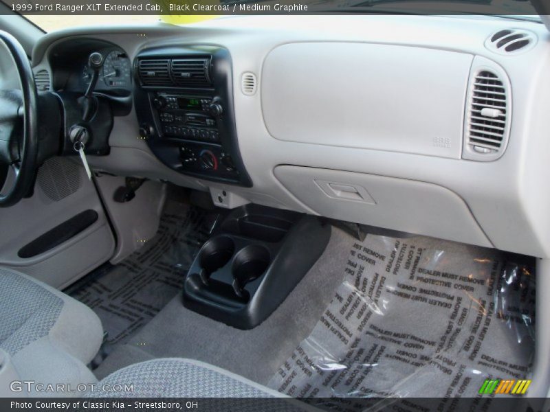 Black Clearcoat / Medium Graphite 1999 Ford Ranger XLT Extended Cab