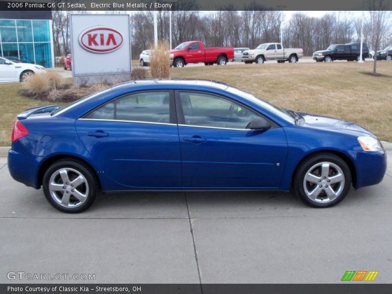 Electric Blue Metallic / Ebony 2006 Pontiac G6 GT Sedan