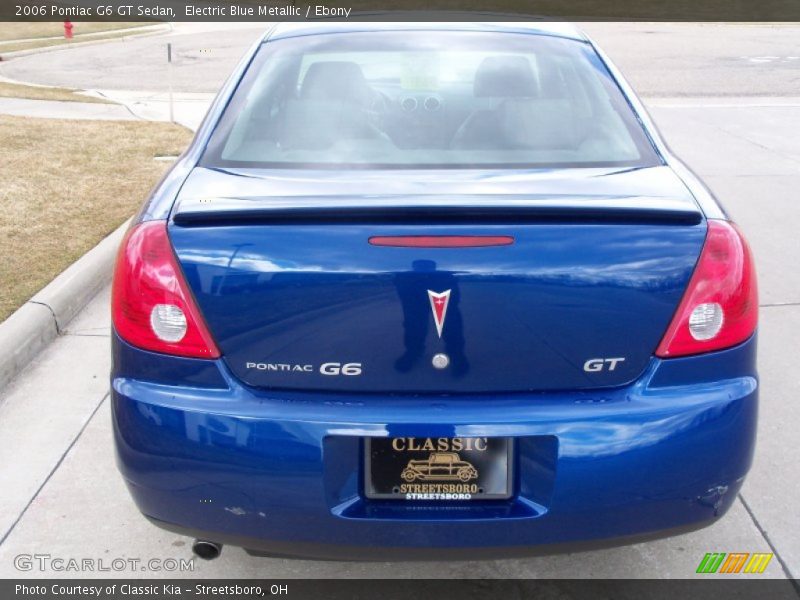 Electric Blue Metallic / Ebony 2006 Pontiac G6 GT Sedan