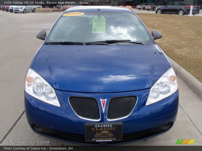 Electric Blue Metallic / Ebony 2006 Pontiac G6 GT Sedan