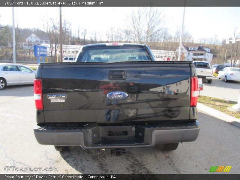 Black / Medium Flint 2007 Ford F150 XL SuperCab 4x4