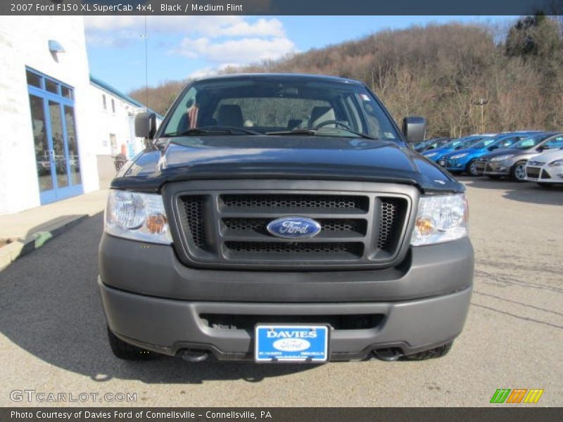 Black / Medium Flint 2007 Ford F150 XL SuperCab 4x4