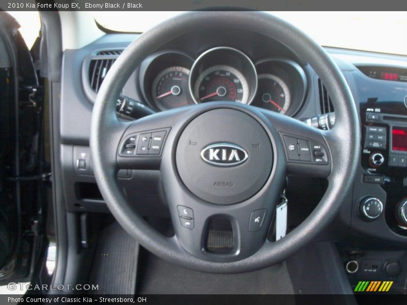 Ebony Black / Black 2010 Kia Forte Koup EX