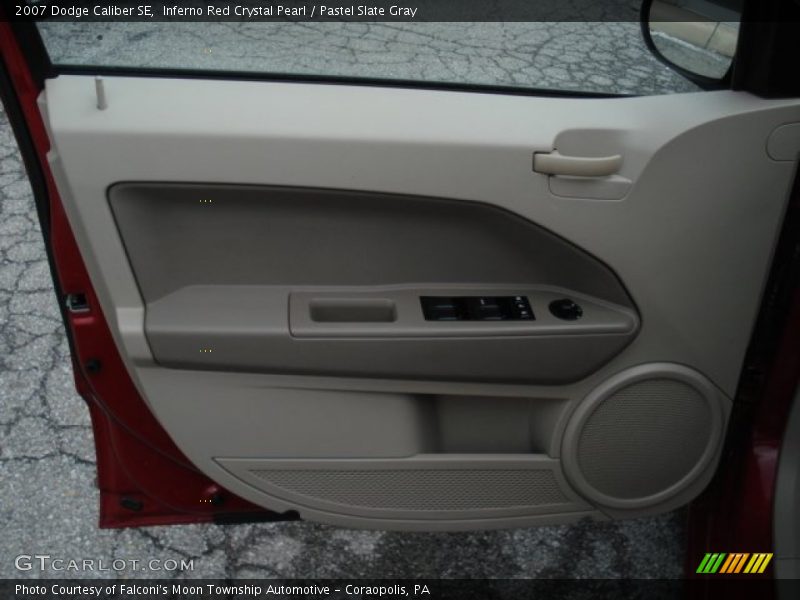 Inferno Red Crystal Pearl / Pastel Slate Gray 2007 Dodge Caliber SE