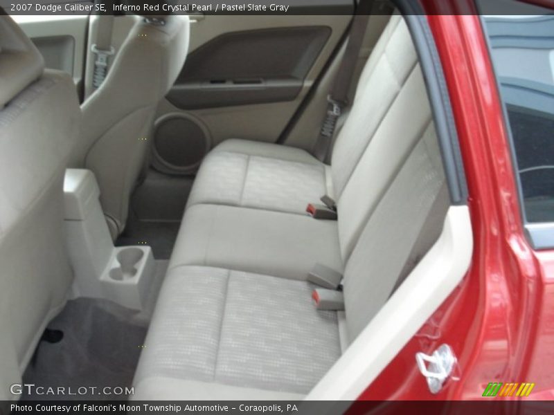 Inferno Red Crystal Pearl / Pastel Slate Gray 2007 Dodge Caliber SE