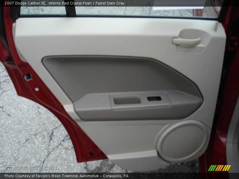 Inferno Red Crystal Pearl / Pastel Slate Gray 2007 Dodge Caliber SE