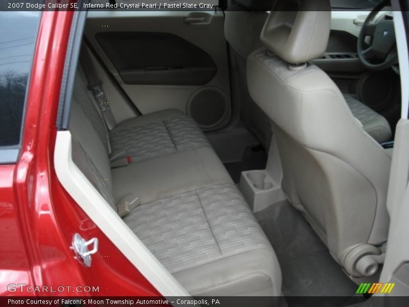 Inferno Red Crystal Pearl / Pastel Slate Gray 2007 Dodge Caliber SE