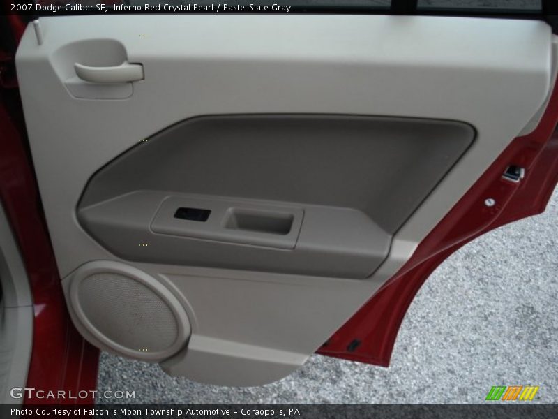 Inferno Red Crystal Pearl / Pastel Slate Gray 2007 Dodge Caliber SE