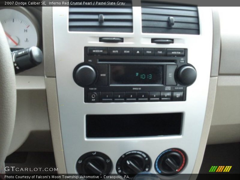 Inferno Red Crystal Pearl / Pastel Slate Gray 2007 Dodge Caliber SE