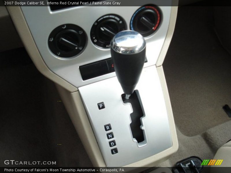 Inferno Red Crystal Pearl / Pastel Slate Gray 2007 Dodge Caliber SE