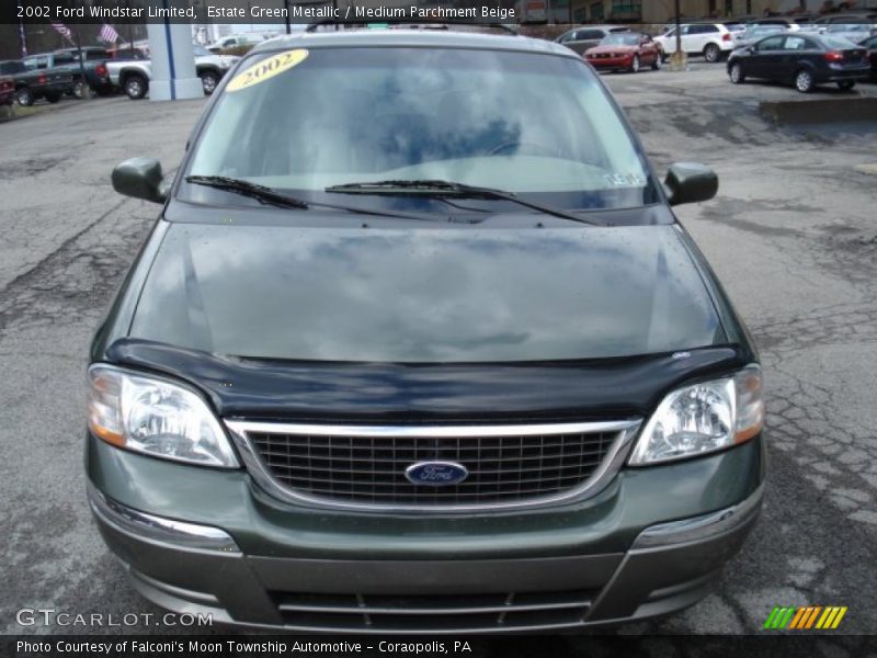 Estate Green Metallic / Medium Parchment Beige 2002 Ford Windstar Limited