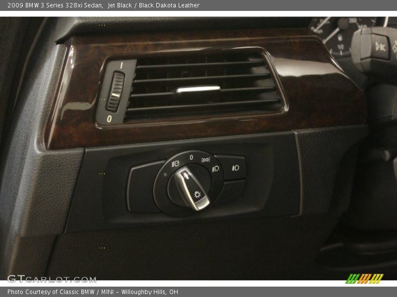 Jet Black / Black Dakota Leather 2009 BMW 3 Series 328xi Sedan