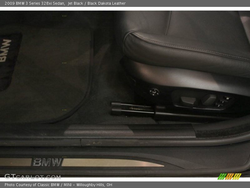 Jet Black / Black Dakota Leather 2009 BMW 3 Series 328xi Sedan