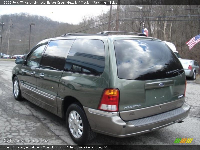 Estate Green Metallic / Medium Parchment Beige 2002 Ford Windstar Limited