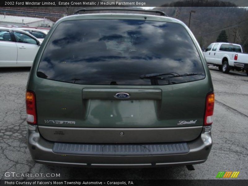 Estate Green Metallic / Medium Parchment Beige 2002 Ford Windstar Limited