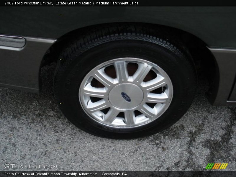 Estate Green Metallic / Medium Parchment Beige 2002 Ford Windstar Limited