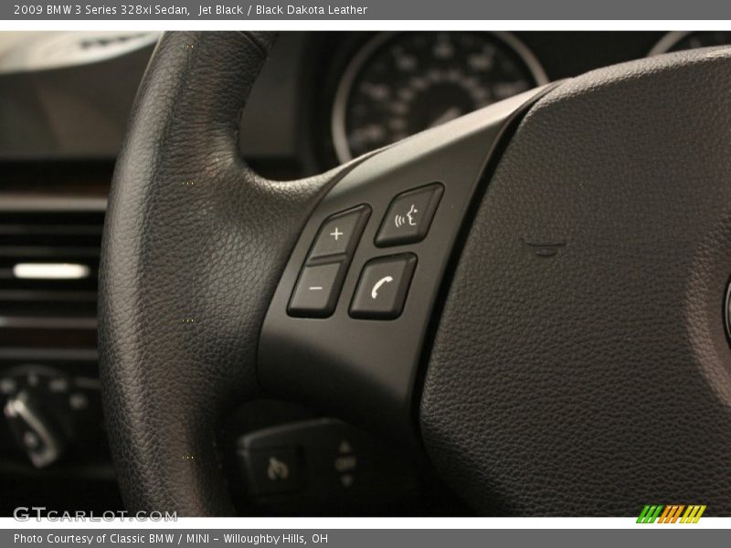 Jet Black / Black Dakota Leather 2009 BMW 3 Series 328xi Sedan