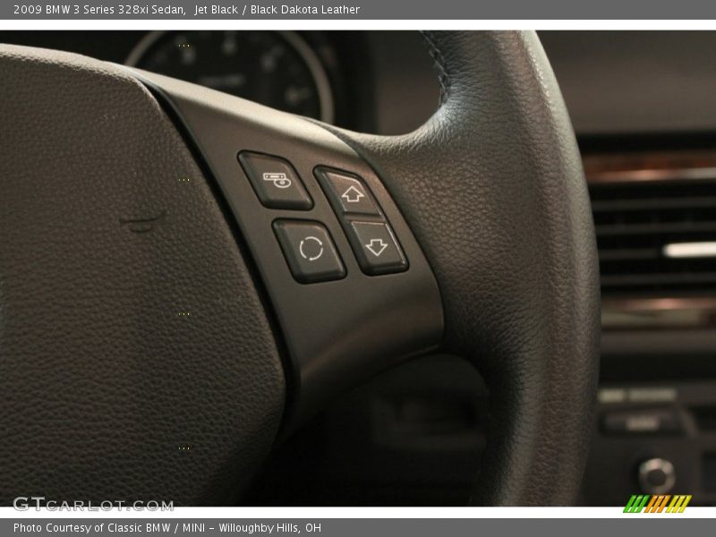 Jet Black / Black Dakota Leather 2009 BMW 3 Series 328xi Sedan