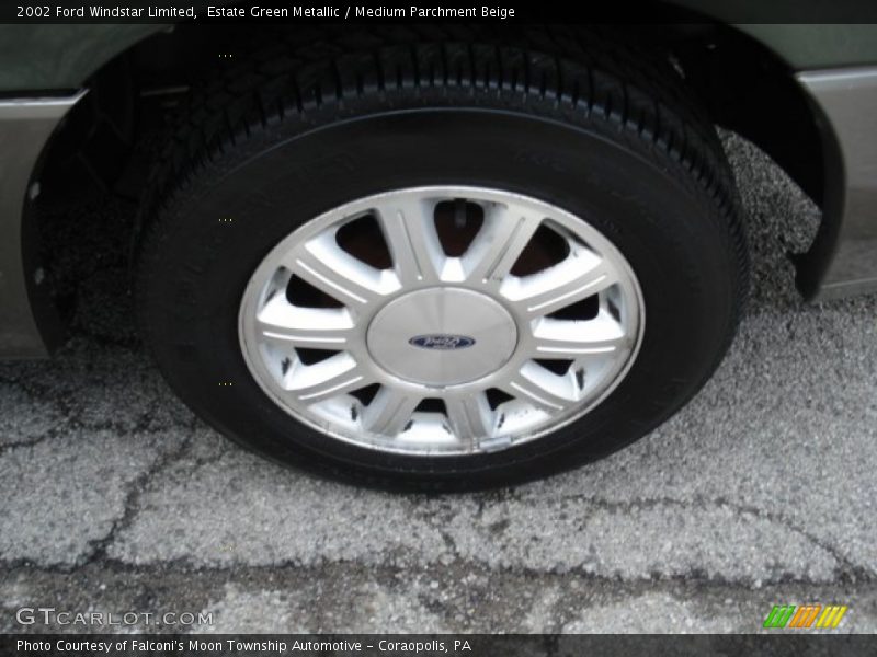 Estate Green Metallic / Medium Parchment Beige 2002 Ford Windstar Limited
