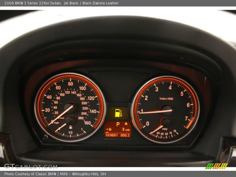 Jet Black / Black Dakota Leather 2009 BMW 3 Series 328xi Sedan