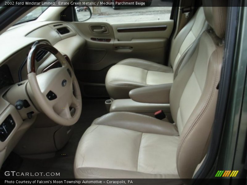 Estate Green Metallic / Medium Parchment Beige 2002 Ford Windstar Limited