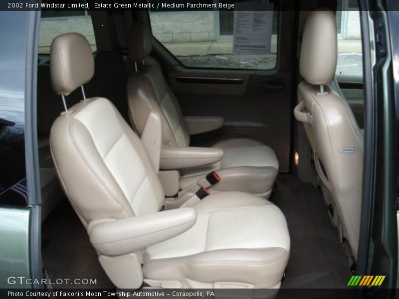 Estate Green Metallic / Medium Parchment Beige 2002 Ford Windstar Limited