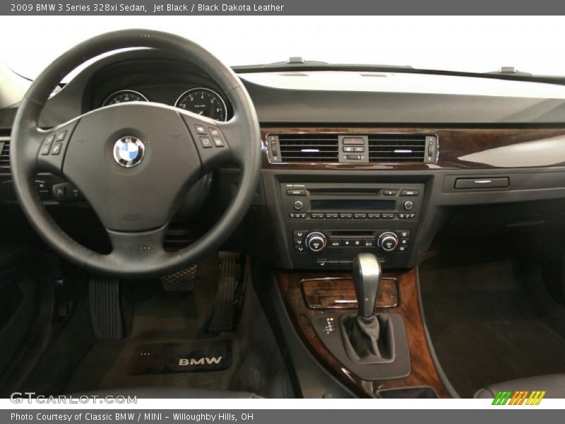 Jet Black / Black Dakota Leather 2009 BMW 3 Series 328xi Sedan