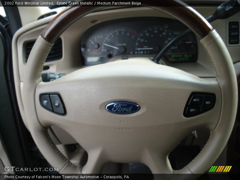 Estate Green Metallic / Medium Parchment Beige 2002 Ford Windstar Limited