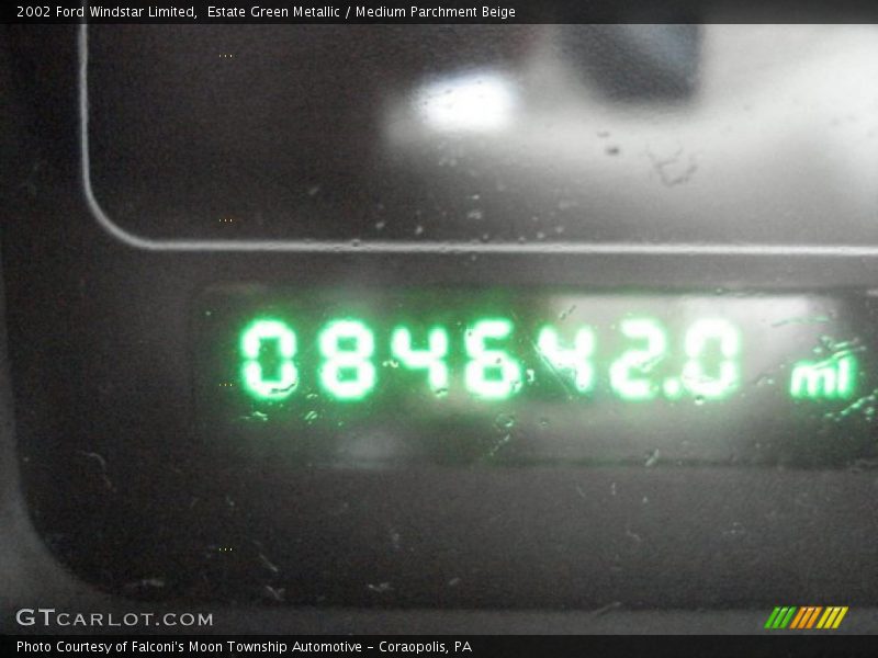 Estate Green Metallic / Medium Parchment Beige 2002 Ford Windstar Limited