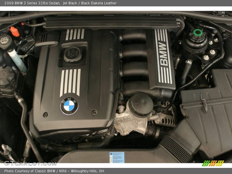 Jet Black / Black Dakota Leather 2009 BMW 3 Series 328xi Sedan