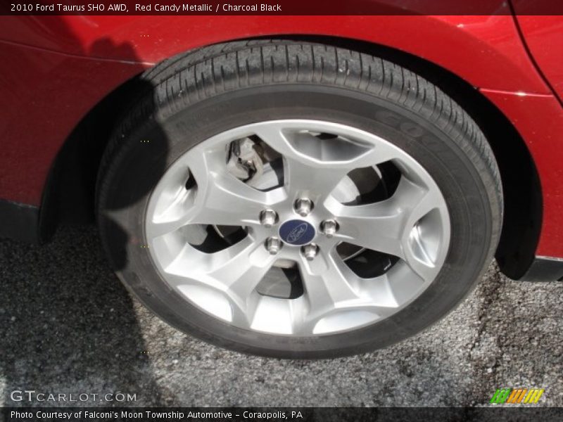 Red Candy Metallic / Charcoal Black 2010 Ford Taurus SHO AWD