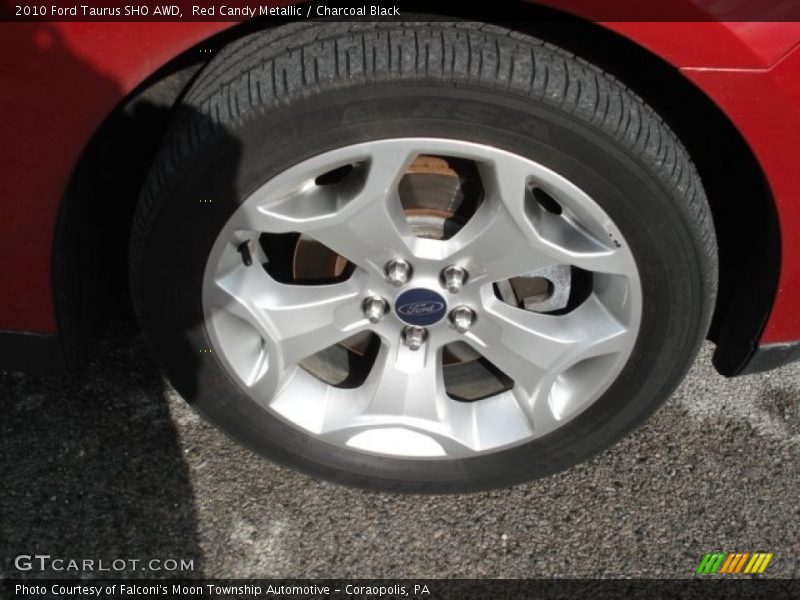 Red Candy Metallic / Charcoal Black 2010 Ford Taurus SHO AWD