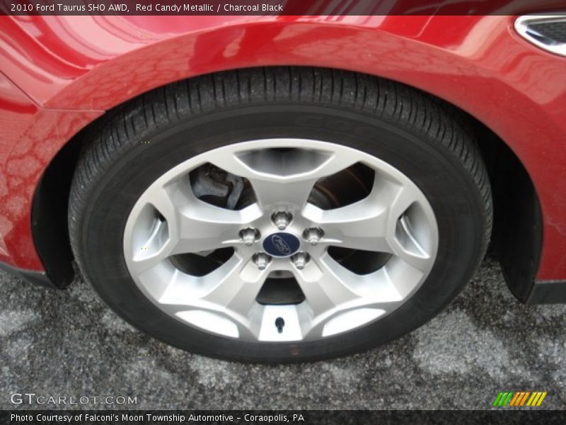 Red Candy Metallic / Charcoal Black 2010 Ford Taurus SHO AWD