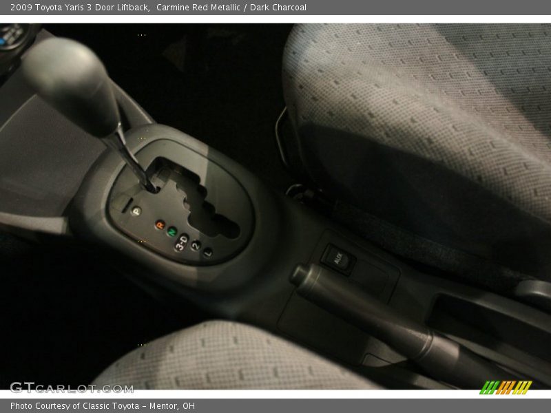 Carmine Red Metallic / Dark Charcoal 2009 Toyota Yaris 3 Door Liftback